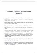 ES3 NM Questions With Elaborate Answers