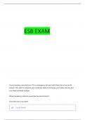 ESB V&period;2 EXAM 1 QUESTIONS WITH COMPLETE ANSWERS