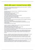 CMAS 465 exam 2 revised Correct 100&percnt;
