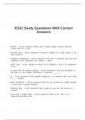 ES3J Study Questions With Correct Answers