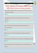 DA101 Questions with Detailed Verified Answers  &lpar;100&percnt; Correct Answers&rpar; &sol;Already Graded A&plus;