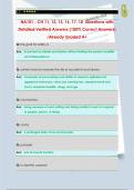 NA101 - CH 11&comma; 12&comma; 13&comma; 16&comma; 17&comma; 18 Questions with  Detailed Verified Answers &lpar;100&percnt; Correct Answers&rpar;  &sol;Already Graded A&plus;