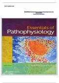 TEST BANK FOR&colon;              Essentials of Pathophysiology&colon; Concepts of Altered States Fourth&comma; North American Edition by Carol Porth Latest Update&period; 