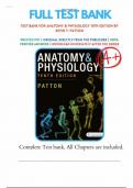 Test Bank for Anatomy & Physiology 10th Edition by Kevin T. Patton