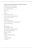 NUR2214 Exam 2 Questions with Verified Answers Latest Update 2025-2026 Graded A&plus;