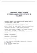 Chapter 8&colon; VARIATION IN CHROMOSOME STRUCTURE AND NUMBER