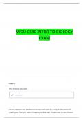 WGU C190 INTRODUCTION TO BIOLOGY MODULE 4 QUESTIONS WITH COMPLETE ANSWERS