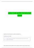 WGU C190 INTRODUCTION TO BIOLOGY UNIT 2 MODULES 4-10 QUESTIONS WITH COMPLETE ANSWERS
