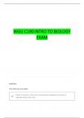 WGU C190 INTRODUCTION TO BIOLOGY UNIT 5 QUESTIONS WITH COMPLETE ANSWERS