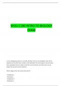 WGU C190 INTRODUCTION TO BIOLOGY PRE-ASSESSMENT QUESTIONS WITH COMPLETE ANSWERS