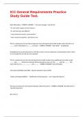 ICC General Requirements Practice Study Guide Test&period;