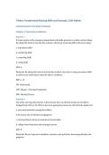 fundamental nursing skills Timby nursing Loretta Donnelly Moreno test bank nursing fundamentals
