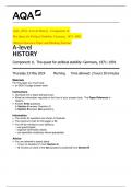 AQA&lowbar;2024&colon; A-level History - Component 1L   The Quest for Political Stability&colon; Germany&comma; 1871&ndash;1991   &lpar;Merged Question Paper and Marking Scheme&rpar; 