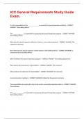 ICC General Requirements Study Guide Exam&period;