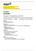 AQA&lowbar;2024&colon; A-level History - Component 1J   The British Empire&comma; c1857&ndash;1967   &lpar;Merged Question Paper and Marking Scheme&rpar;  A-level  HISTORY 
