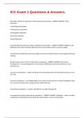 ICC Exam 1 Questions & Answers&period;