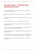 ICC Soils Cards 1 &ndash; 70 Review Exam Questions & Answers&period;