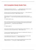ICC Complete Study Guide Test&period;