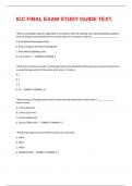 ICC FINAL EXAM STUDY GUIDE TEXT&period;