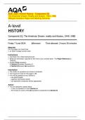 AQA&lowbar;2024&colon; A-level History - Component 2Q  The American Dream&colon; Reality and Illusion&comma; 1945&ndash;1980  &lpar;Merged Question Paper and Marking Scheme&rpar; 