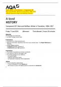 AQA&lowbar;2024&colon; A-level History - Component 2M  Wars and Welfare&colon; Britain in Transition&comma; 1906&ndash;1957  &lpar;Merged Question Paper and Marking Scheme&rpar; 