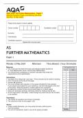 AQA&lowbar;2024&colon; AS Further Mathematics - Paper 1  &lpar;Merged Question Paper and Marking Scheme&rpar;  &lpar;Monday 13 May 2024&rpar; 