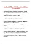 Red Seal IPT Exam With Complete Solutions 100&percnt; Verified&excl;&excl;