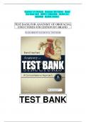 Anatomy of Orofacial Structures 8th Edition Brand Test Bank 2023 NEW&excl;&excl;&excl; UPDATED EXAM A&plus; GRADED RATED PASS&excl;&excl;&excl;