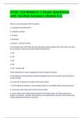 ATSC 113 Midterm 1 Exam Questions with Verified Answers &lpar;Rated A&plus;&rpar;