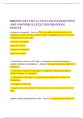  BBK99E1 PRACTICAL FINAL EXAM QUESTIONS AND ANSWERS &vert;LATEST 2025-2026 EXAM UPDATE