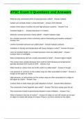 ATSC Exam 3 Questions and Answers