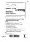 GCE EDXCEL 2024  AS  PURE MATHEMATICS PAPER 1