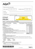 2024&lowbar;AQA A-Level Polish   Paper 3   Listening&comma; Reading and Writing  &lpar;Merged Question Paper and Marking Scheme&rpar; 