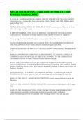 MECH TECH 1 FINAL Exam study set NWCTA &vert;&vert; with Errorless Solutions 100&percnt;&period;