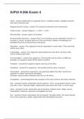 IUPUI K356 Exam 4 Questions and Answers 100&percnt; Correct