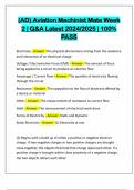 &lpar;AD&rpar; Aviation Machinist Mate Week 2 &vert; Q&A Latest 2024&sol;2025 &vert; 100&percnt; PASS