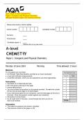 2024&lowbar;AQA&colon; A-level CHEMISTRY   Paper 1 Inorganic and Physical Chemistry   &lpar;Merged Question paper and marking scheme&rpar; 