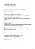 ABSITE CRITICAL CARE EXAM NEWEST 2025&sol;2026 ACTUAL EXAM COMPLETE QUESTIONS AND CORRECT DETAILED ANSWERS &lpar;VERIFIED ANSWERS&rpar; &vert;ALREADY GRADED A&plus;&vert;&vert;BRAND NEW&excl;&excl;