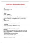 NU 424 Renal Exam Study Set A&plus; Graded 