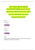 INP FINAL &lbrace;WITH IMAGE ILLUSTRATIONS&rcub; Actual Exam  Questions With Reviewed 100&percnt;  Correct Detailed Answers  Guaranteed Pass&excl;&excl; 