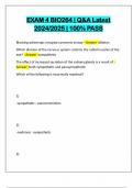 BIO 264 PACKAGE DEAL EXAMS &vert; QUESTIONS AND CORRECT ANSWERS &vert; LATEST UPDATE 2024&sol;2025