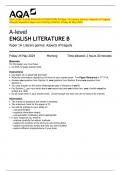2024&lowbar;AQA&colon; A-level ENGLISH LITERATURE B Paper 1A Literary Genres&colon; Aspects of Tragedy  &lpar;Merged Question paper and marking scheme&rpar;&colon; Friday 24 May 2024  A-level  ENGLISH LITERATURE B 
