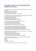 EMT EXAM 2 CHAP 9-13 &lpar;JBL&rpar; QUESTIONS WITH COMPLETE SOLUTIONS