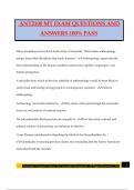 ANT2100 MT EXAM QUESTIONS AND ANSWERS 100&percnt; PASS