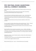 PSY 205 FINAL EXAM 4 QUESTIONS AND ALL CORRECT ANSWERS&period;