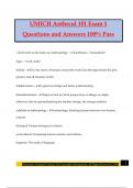 UMICH Anthrcul 101 Exam 1 Questions and Answers 100&percnt; Pass
