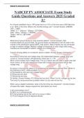 NABCEP PV ASSOCIATE Exam Study Guide Questions and Answers 2025 Graded A&plus;