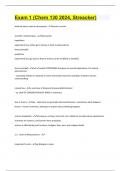 Exam 1 &lpar;Chem 130 2024&comma; Streacker&rpar;