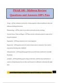 PHAR 100 - Midterm Review Questions and Answers 100&percnt; Pass