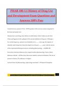 PHAR 100&colon; 1&period;1 History of Drug Use and Development Exam Questions and Answers 100&percnt; Pass